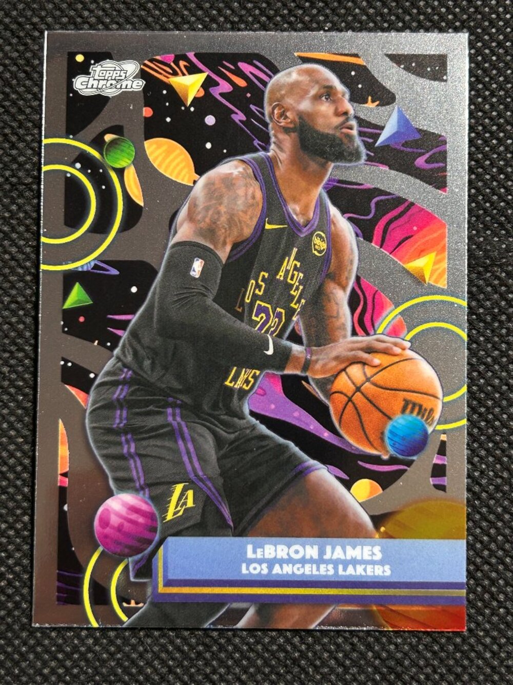 2025-26 Topps Chrome Cosmic #157 Lebron James Lakers